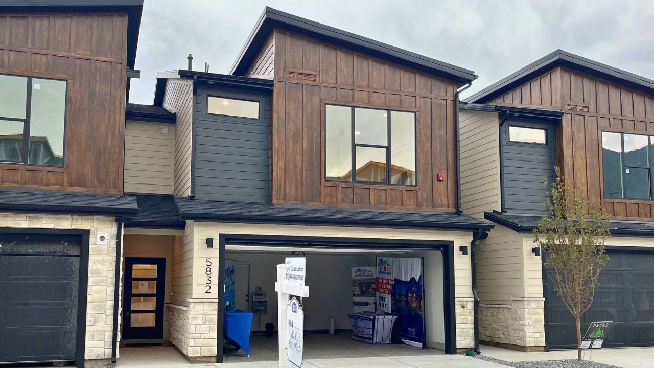Northern Wasatch Parade of Homes 2025 | Striking North Utah Townhome Tour