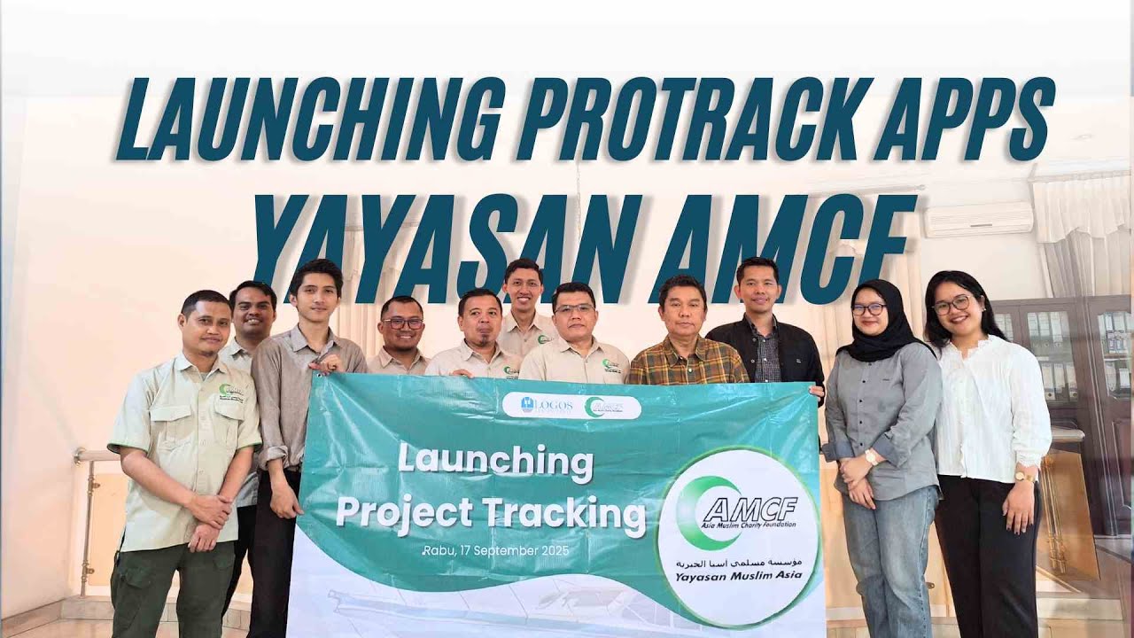 LAUNCHING PROJECT TRACKER APPS | YAYASAN AMCF