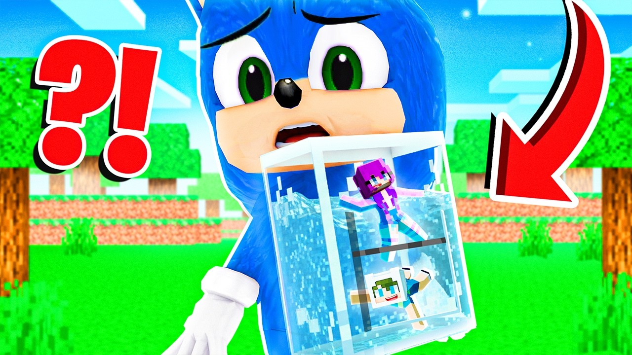 BEBEK SONİC'İN ÇANTASININ İÇİNE GİRİP HAVUZ YAPTIK 😱 Minecraft