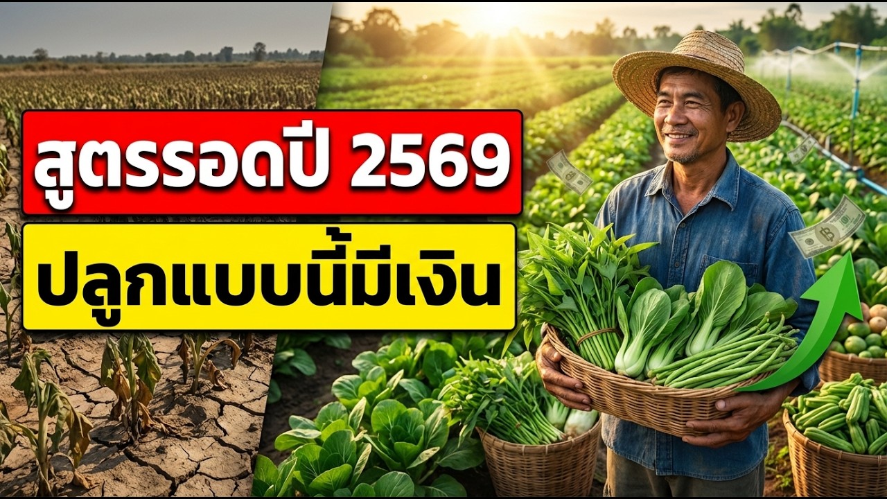ปี 2569 เกษตรกรต้องรู้! วิธีเอาตัวรอดในยุคต้นทุนแพง
