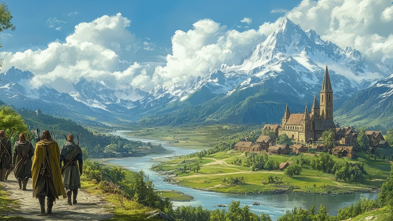 Medieval Celtic Music | Medieval Village Fantasy Music - Celtic Music & Daily Life As A Villager
