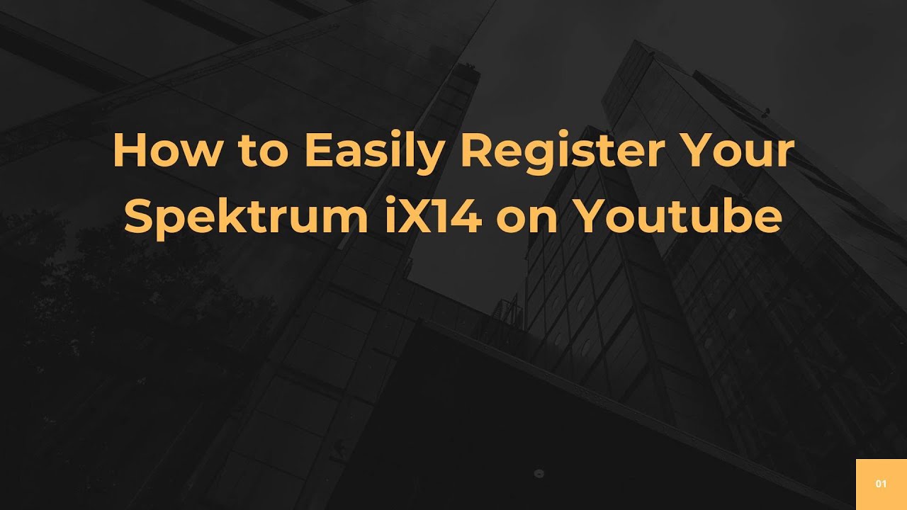 Как легко зарегистрировать Spektrum iX14 на YouTube