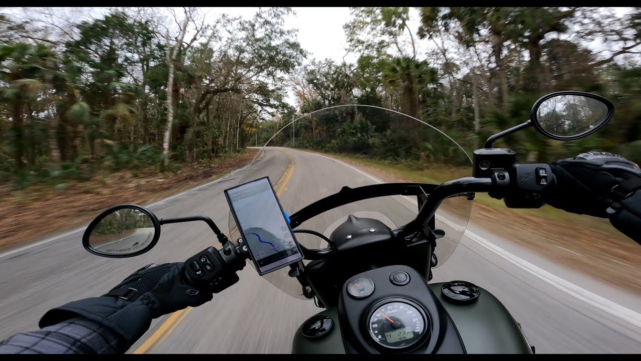 The Ozello Trail, tail of the dragon for Floridians on a cruiser bike.