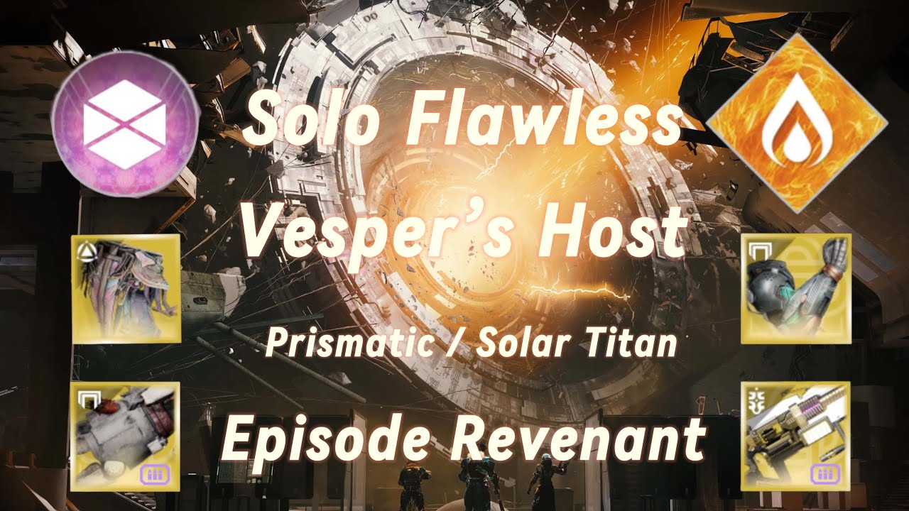 DESTINY 2 SOLO FLAWLESS VESPER'S HOST ON TITAN