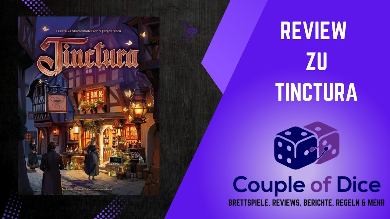 Tinctura - Brettspiel Review - Leite deine eigene Apotheke im 18. Jahrhundert