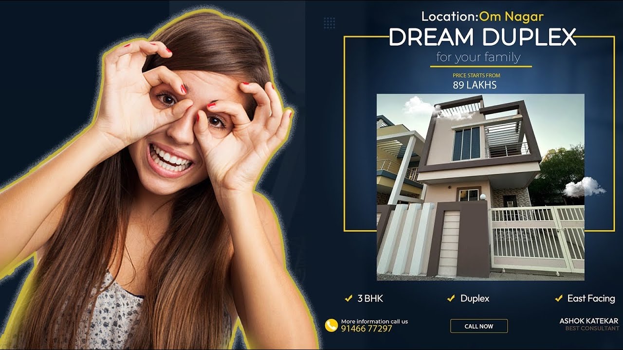 3 bhk Duplex for sale at Om Nagar Koradi Road Nagpur #pop#modular kitchen #nagpur property#duplex#NG