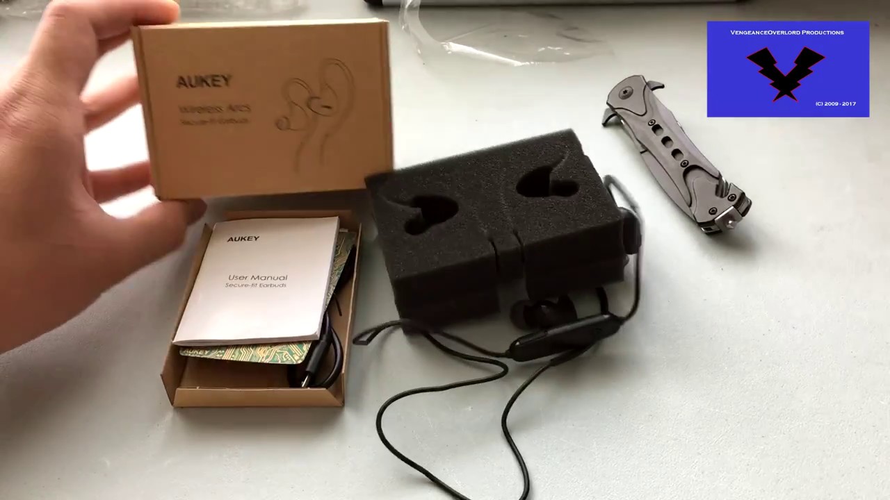 Aukey Arcs Bluetooth Earbuds Unboxing - #222