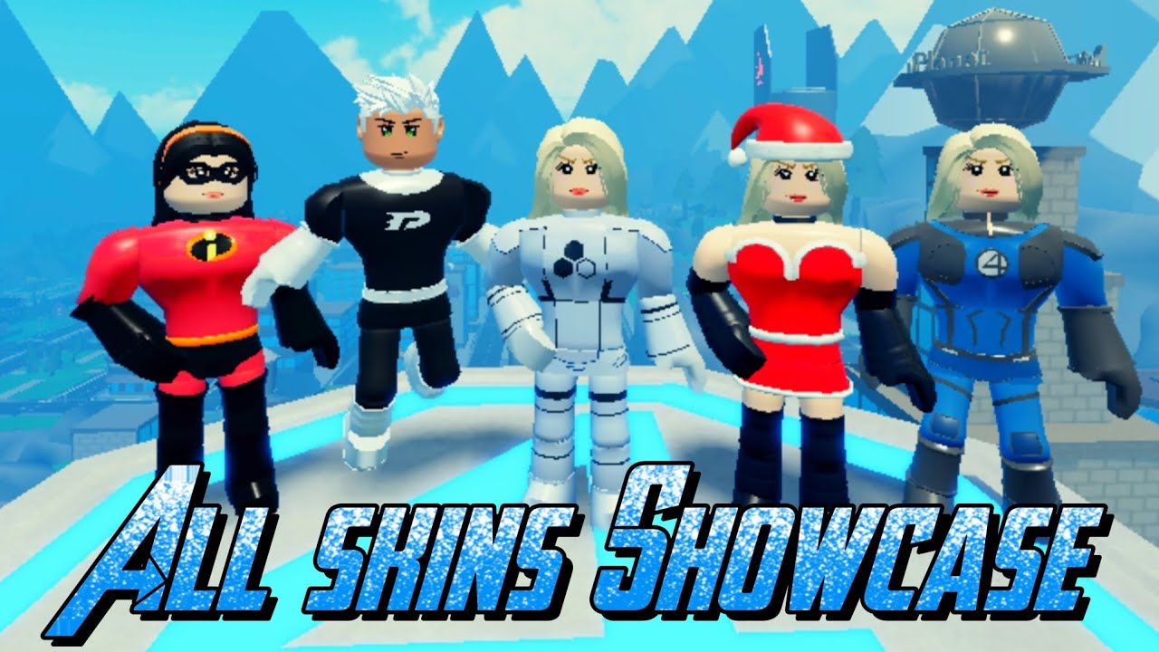 Invisible Woman Skins Showcase 💙 | Heroes: Online World!