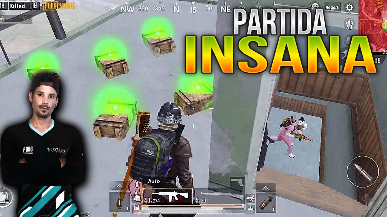 PARTIDA INSANA - PUBG MOBILE - IPHONE XS MAX