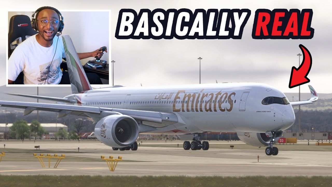 Полет на НОВОМ Airbus A350 в Microsoft Flight Simulator 2024 (с УВД!)