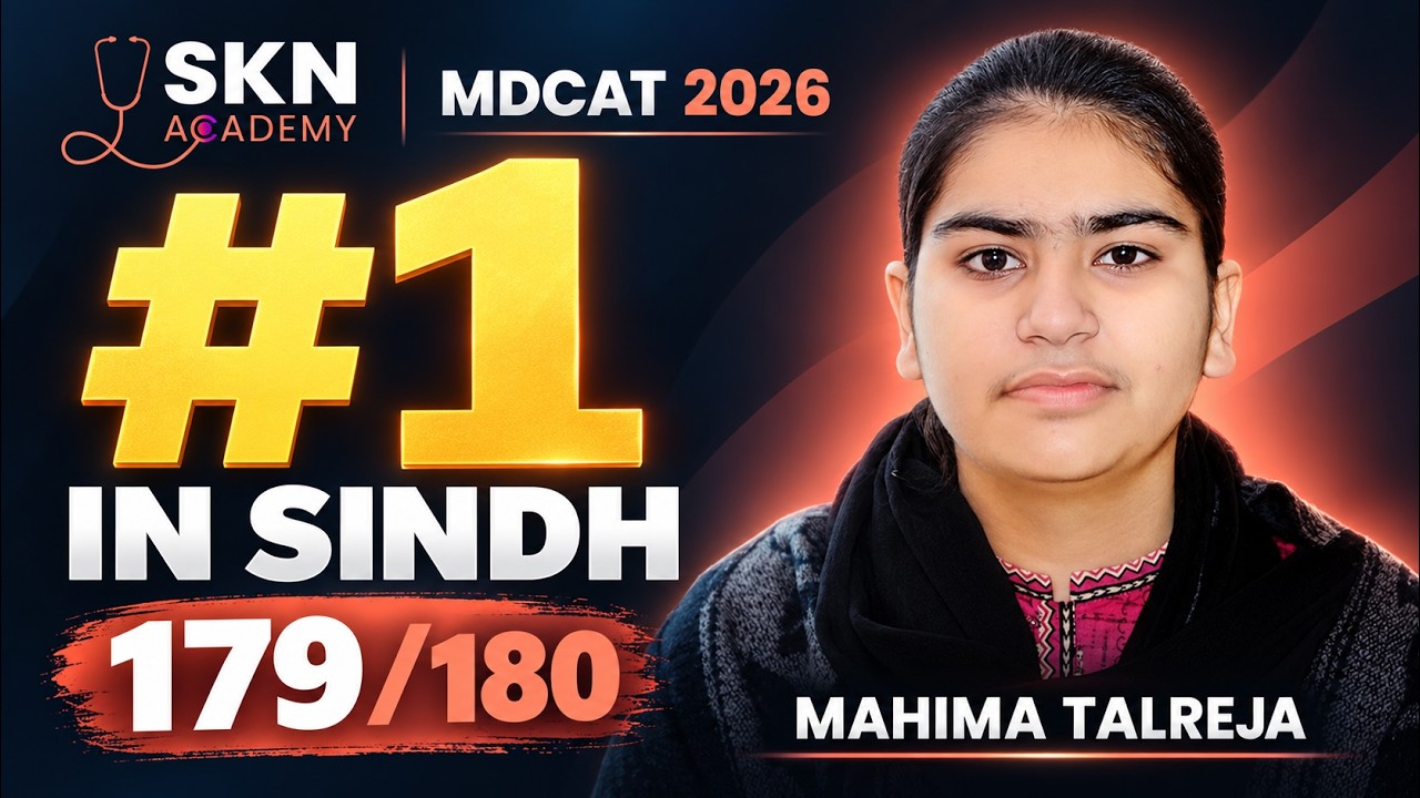How She Scored 179/180 | Sindh MDCAT 2026 Topper Mahima Talreja