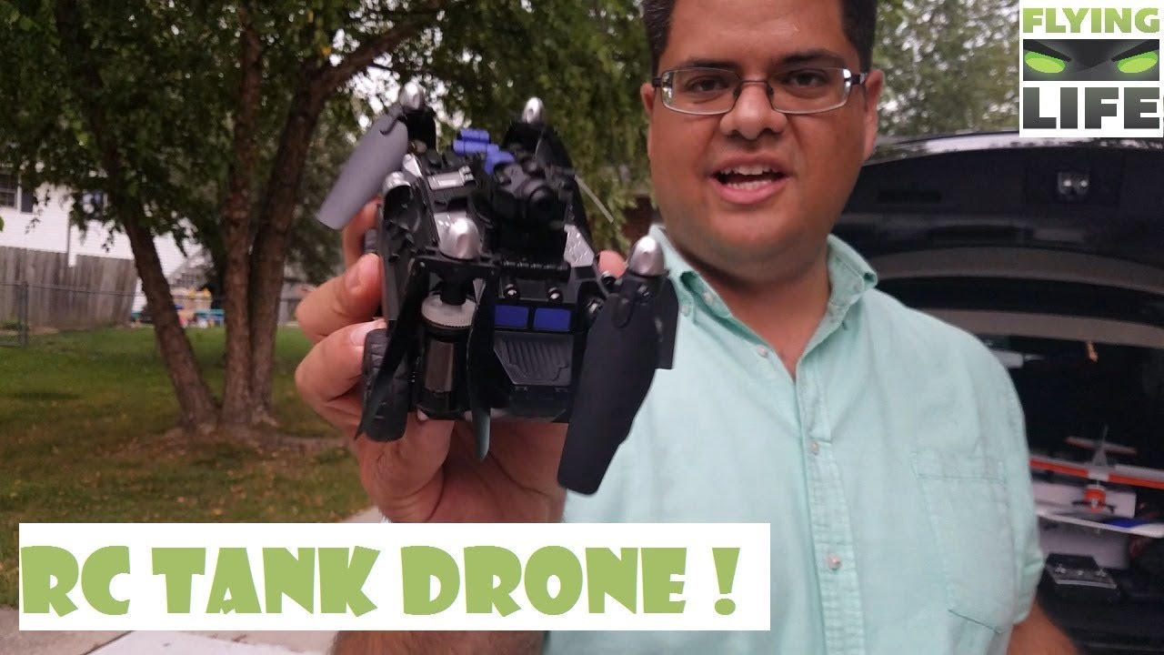 RC TANK DRONE !! JJRC H40WH TANK DRONE GEARBEST