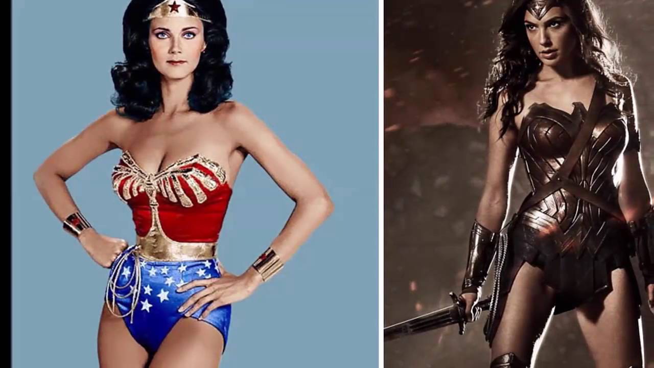 Perbedaan foto Superhero dulu dan sekarang