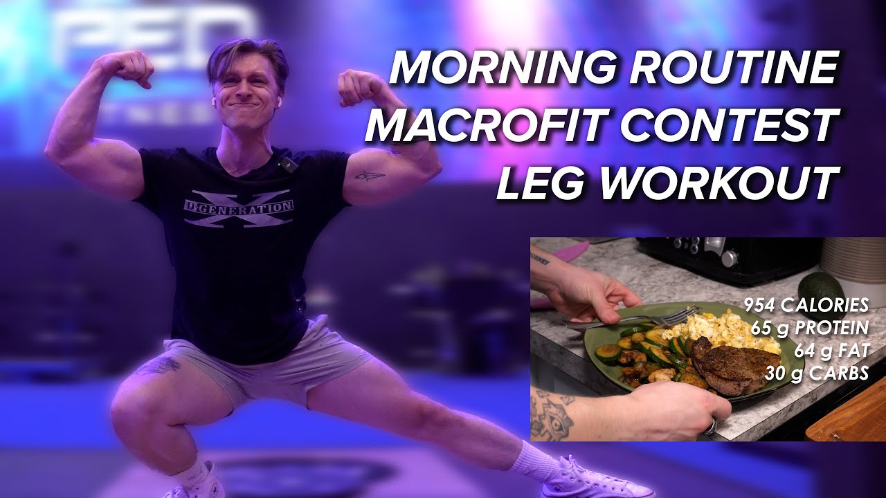 Jeff Nippard's Macrofit Contest! Leg Workout + NEW Apartment Tour