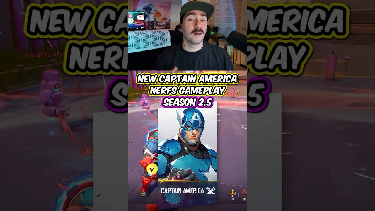 НОВЫЕ НЕРФЫ Капитана Америки появятся в Marvel Rivals Сезоне 2.5