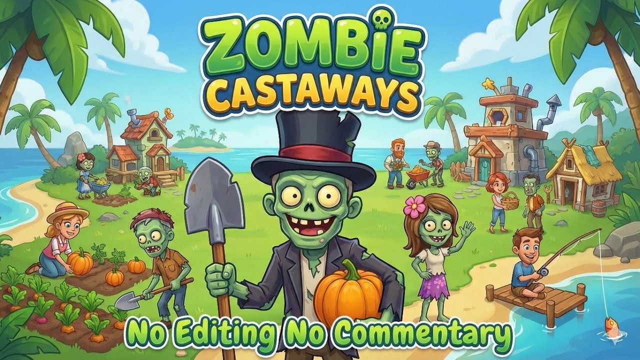 Zombie Castaways: Raw Gameplay – Island Building & Zombie Adventure (No Commentary, Unedited)