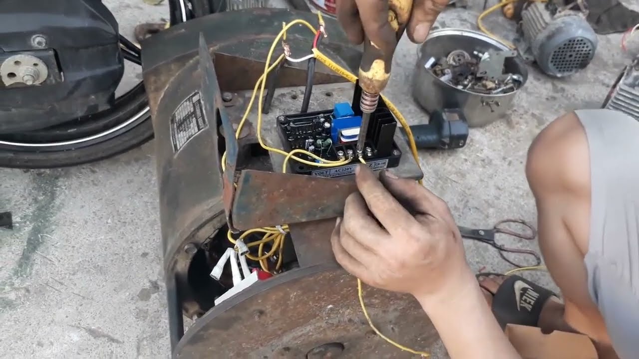 cách khắc phục mất từ máy phát điện lâu không sử dụng- ktd
