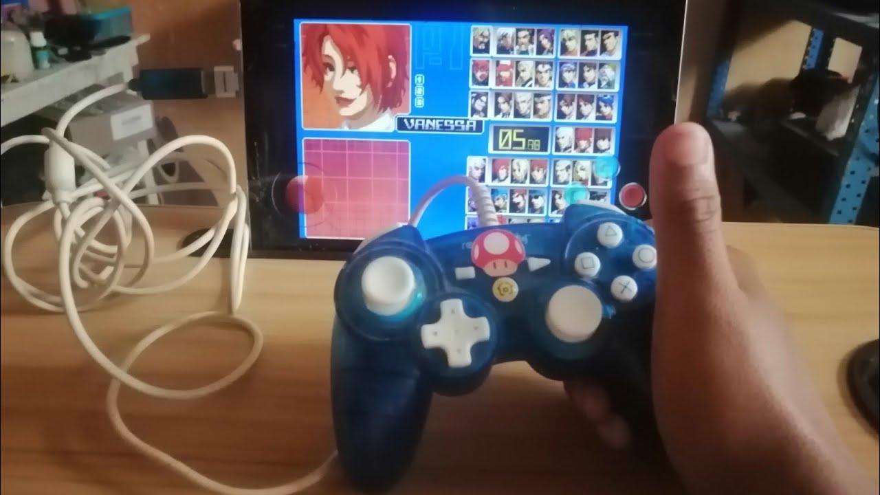 Como jugar kof para android con control/tablero