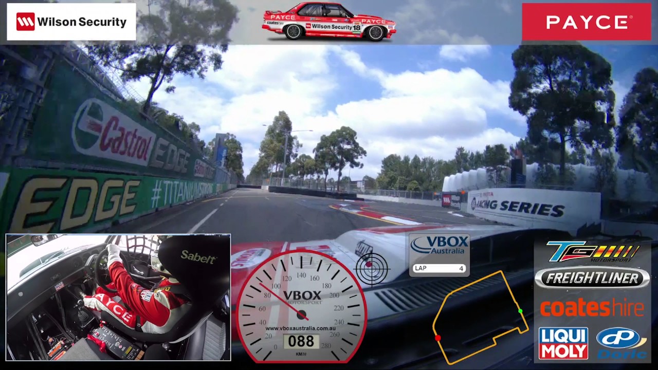 John Bowe TCM 2016 Homebush Qualifying Lap Record VBOX Video HD2