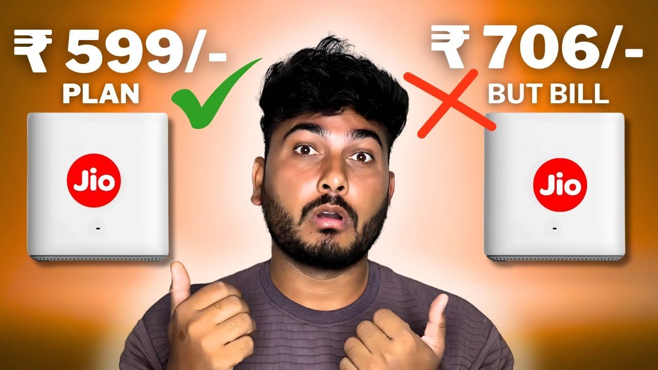 Jio AirFiber plan is ₹599 - But the bill comes for ₹706 | Jio Airfiber Plan 2025 ?
