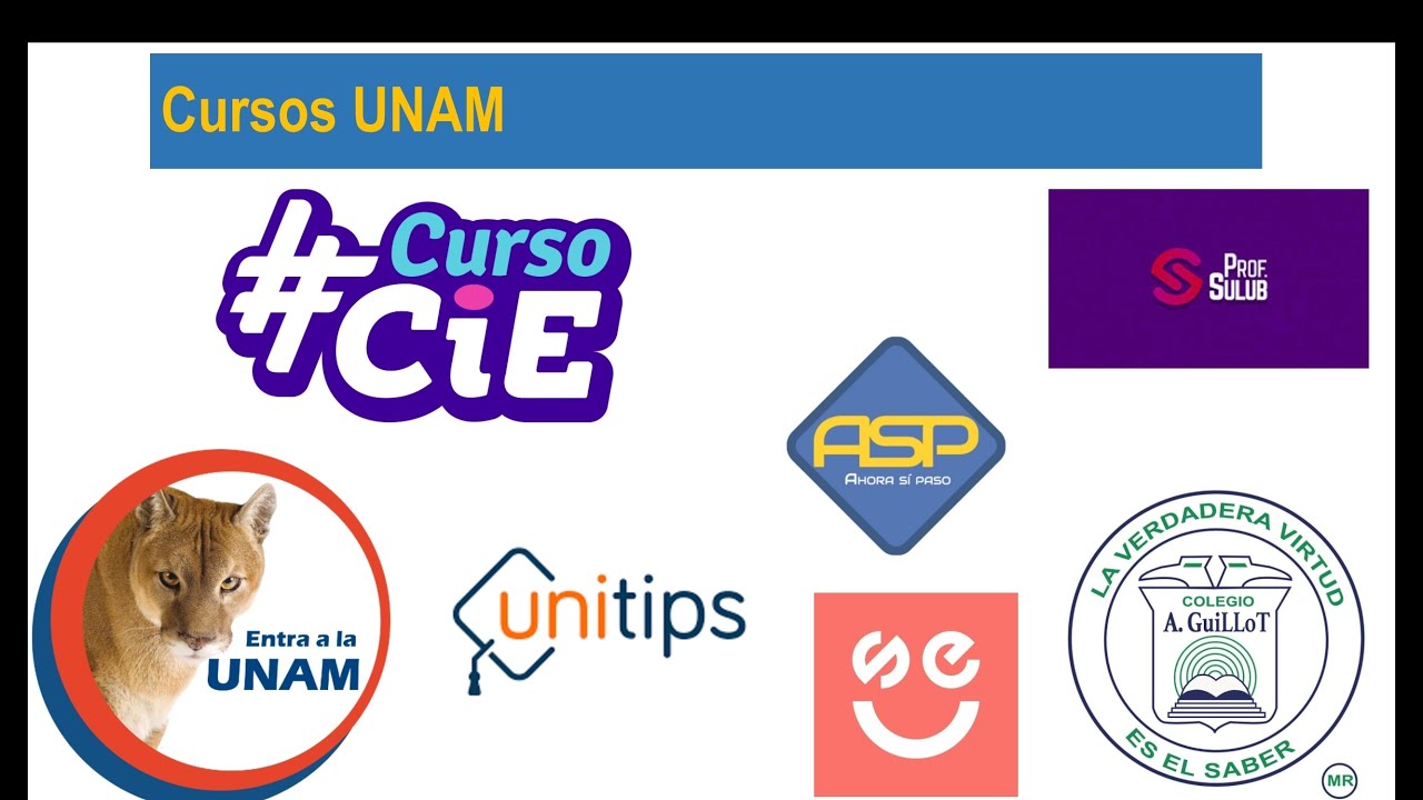 Análisis completo de 10 cursos de ingreso a la UNAM | ¿cuál te recomiendo?