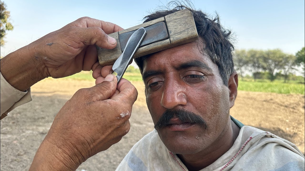 ASMR Fast And Aggressive Shaving With Barber Old [ASMR SHAMS]