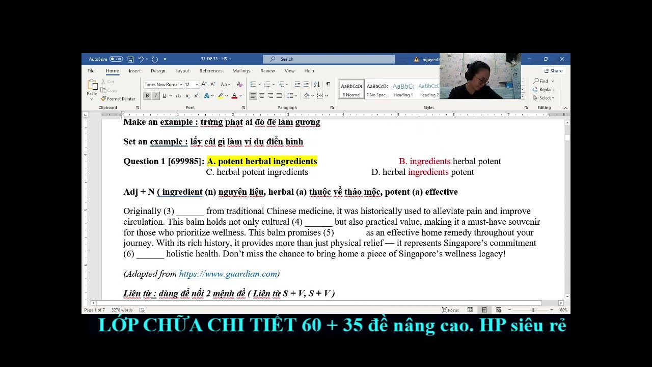 ĐỀ 33 ( CÂU 1-12)