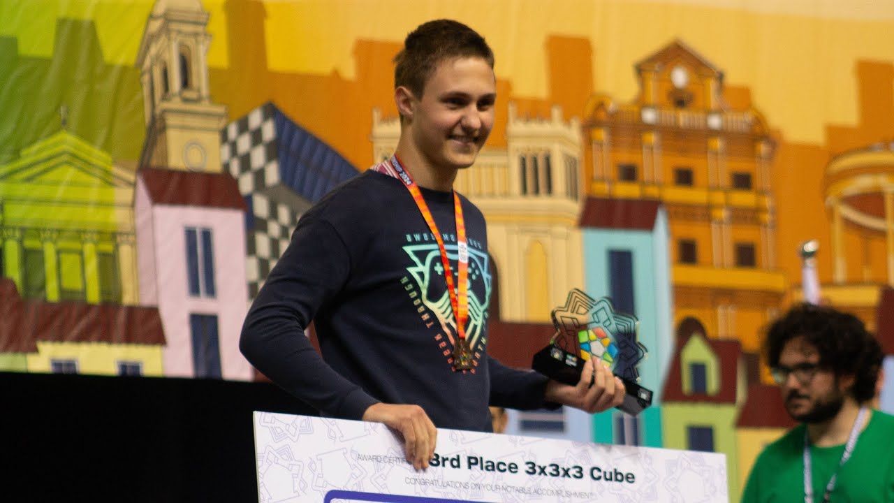 Euros 2024 Podium: 3rd Place in 3x3x3 Cube - 6.26 Average