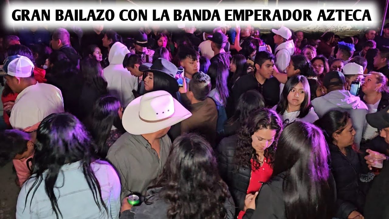 GRAN BAILAZO CON LA BANDA DE VIENTO EMPERADOR AZTECA