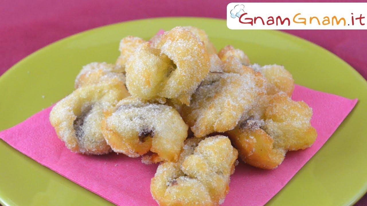 FRITTELLE DOLCI alla NUTELLA: ricetta veloce senza lievito!