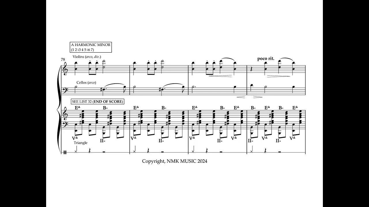 PEER GYNT: ARABIAN DANCE Score Reduction and Analysis