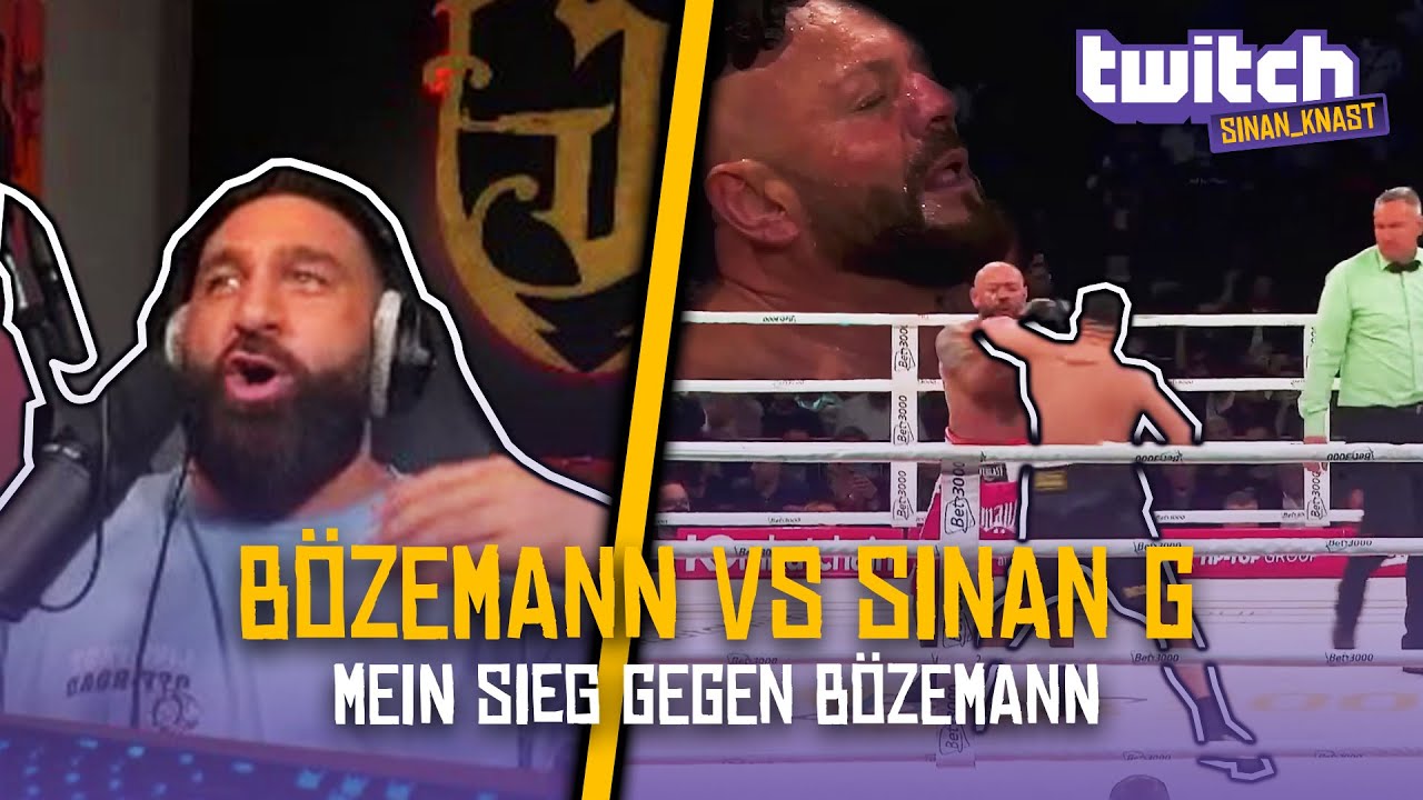 REAKTION AUF BOXKAMPF BÖZEMANN VS SINAN G | SINAN-G STREAM HIGHLIGHTS
