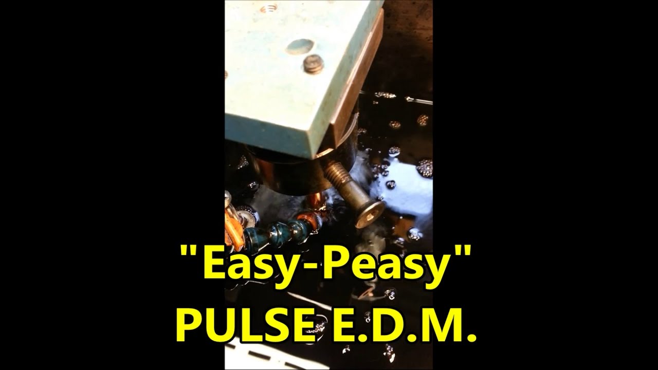 EASY PEASY E.D.M. The fastest, cheapest & easiest commercial grade spark erosion machine ever built!