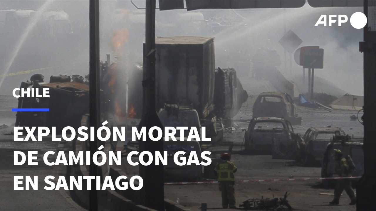 Explosión de camión con gas causa cuatro muertos y 10 heridos en Chile | AFP