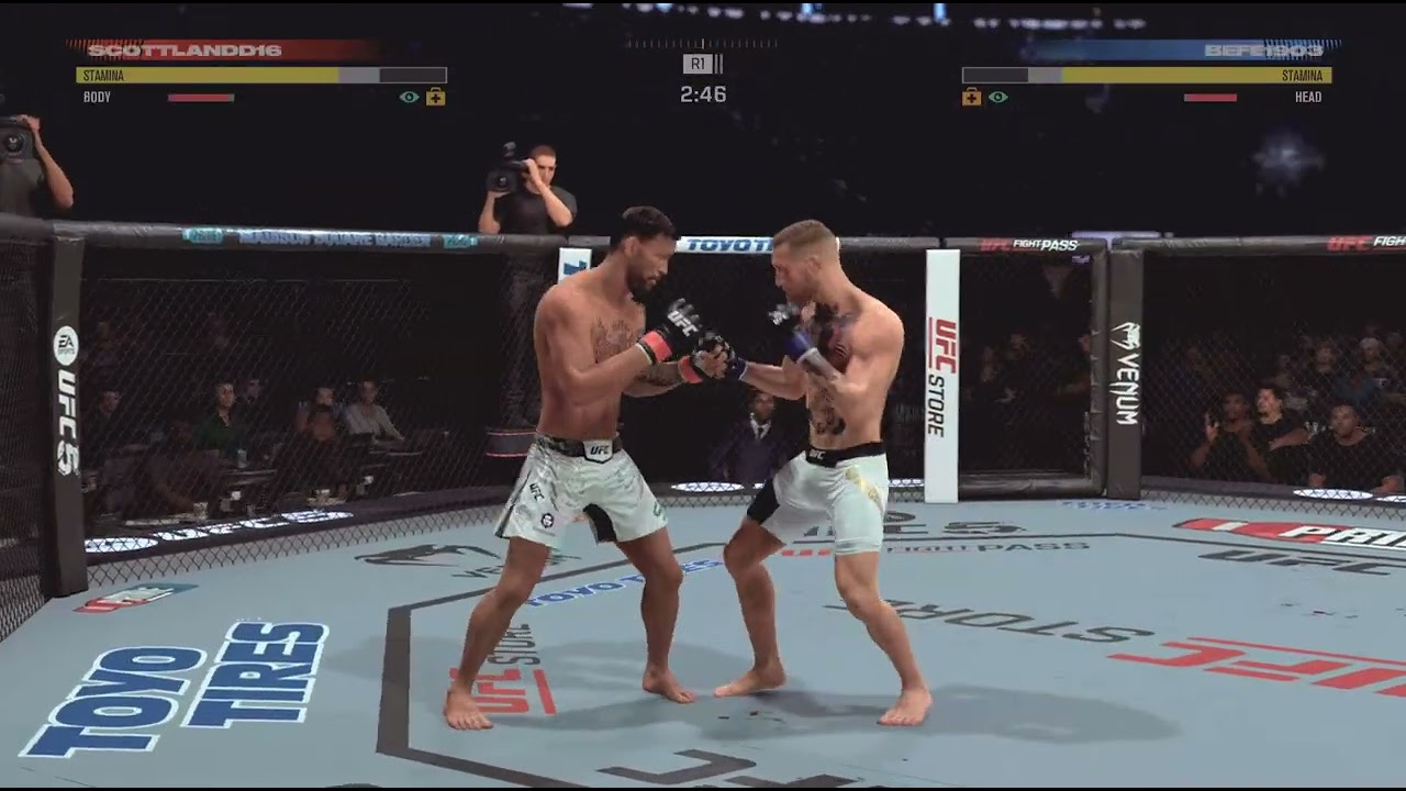 EA SPORTS UFC 5 Ruffy combo KO