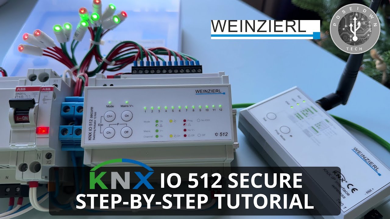 Учебное пособие по настройке KNX IO 512 &mdash; подключение, программирование ETS и скрытые функции!