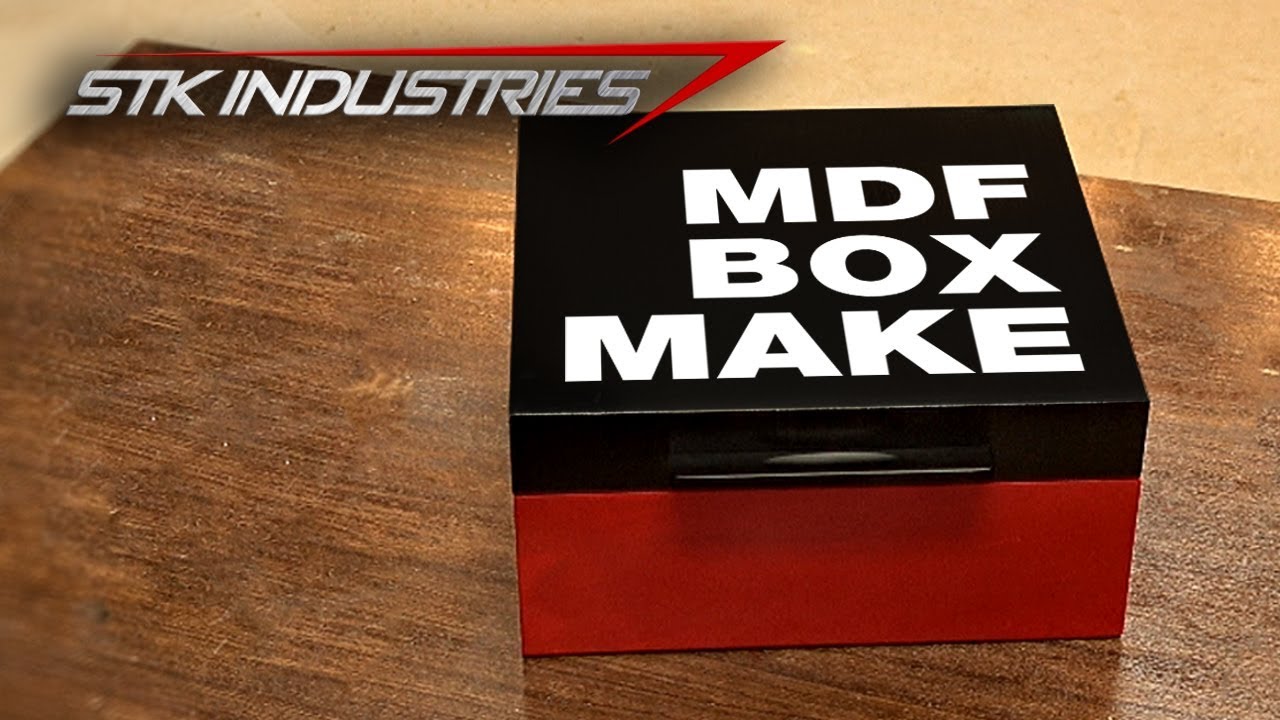 How To Make a MDF Box 상자만들기