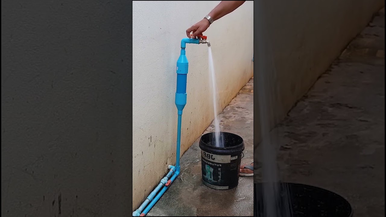 How to fix PVC pipe low water pressure #shorts