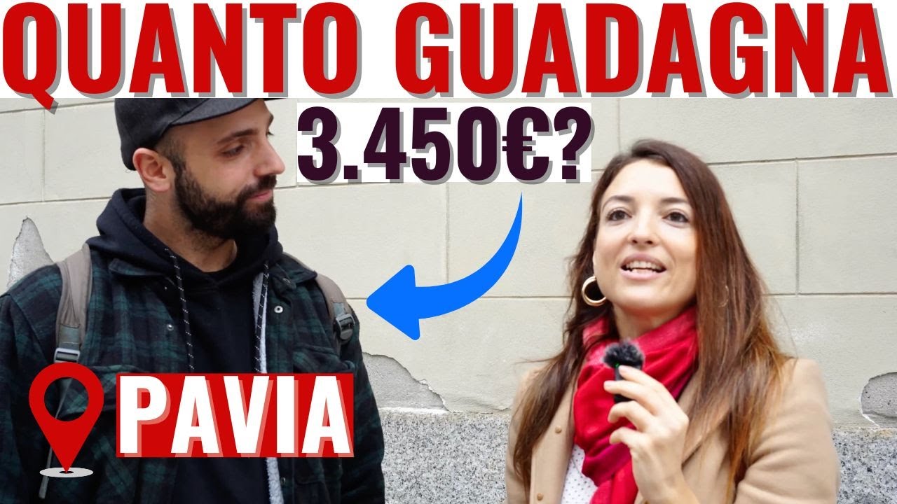 Quanto GUADAGNANO gli ITALIANI ? (PAVIA)