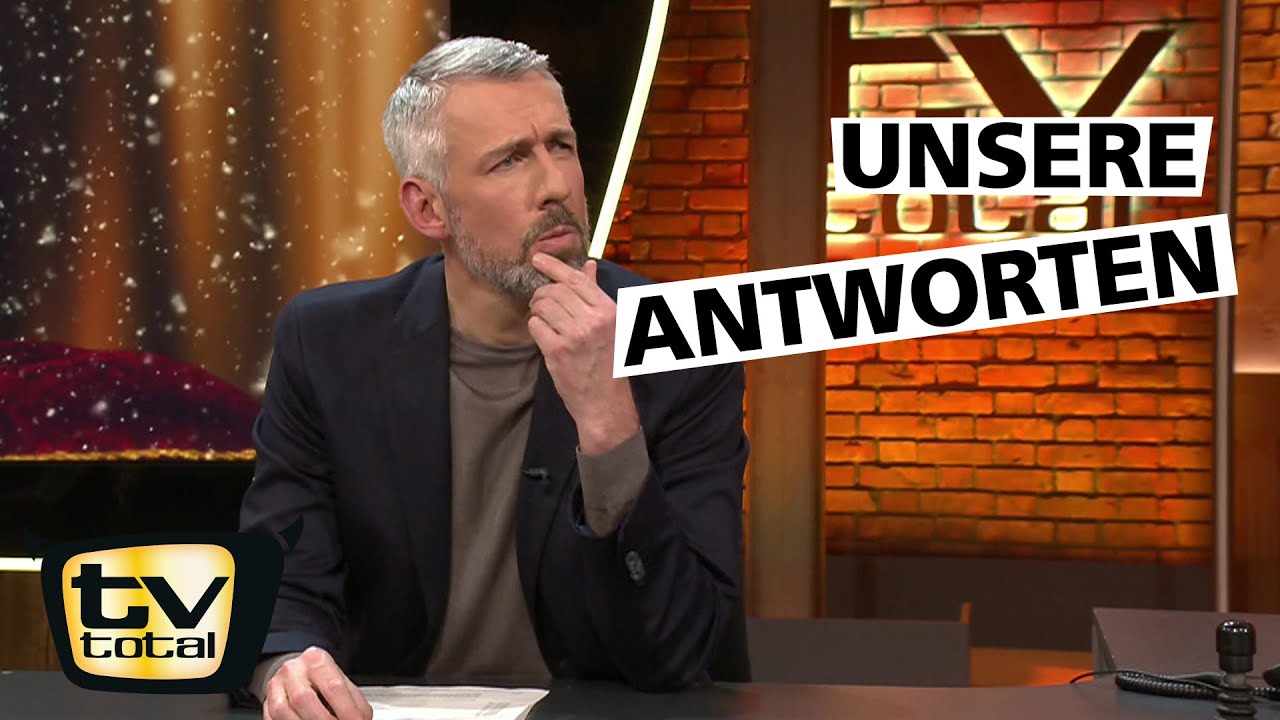 Moderatoren fragen, TV total antwortet! | TV total