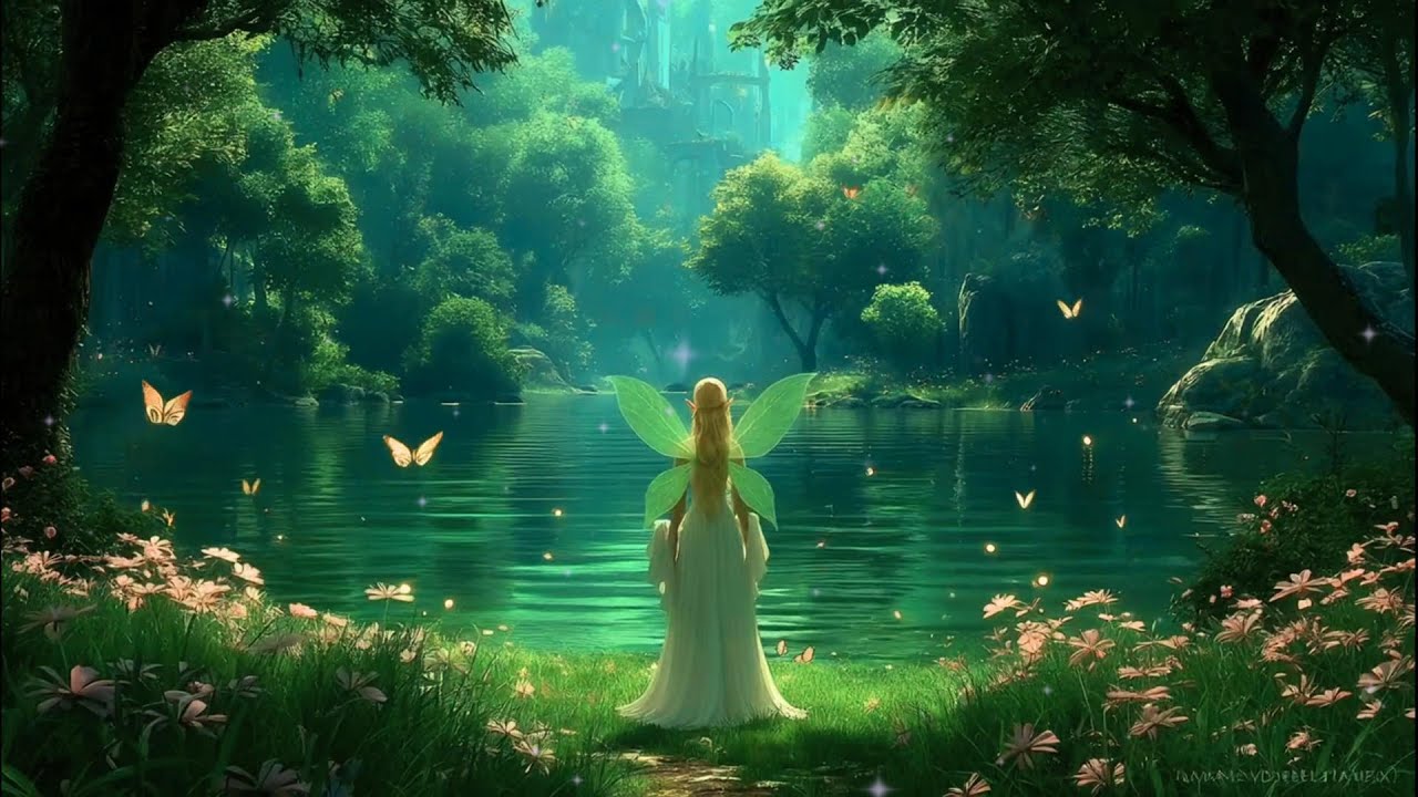 Relaxing Fantasy Music for Focus | Soft Fairy Wings and Forest Light