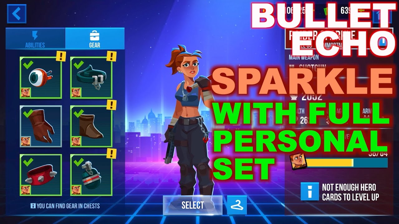 Bullet Echo | Sparkle hero gameplay #2 | full personal gear | storm set | Battle Royale mode