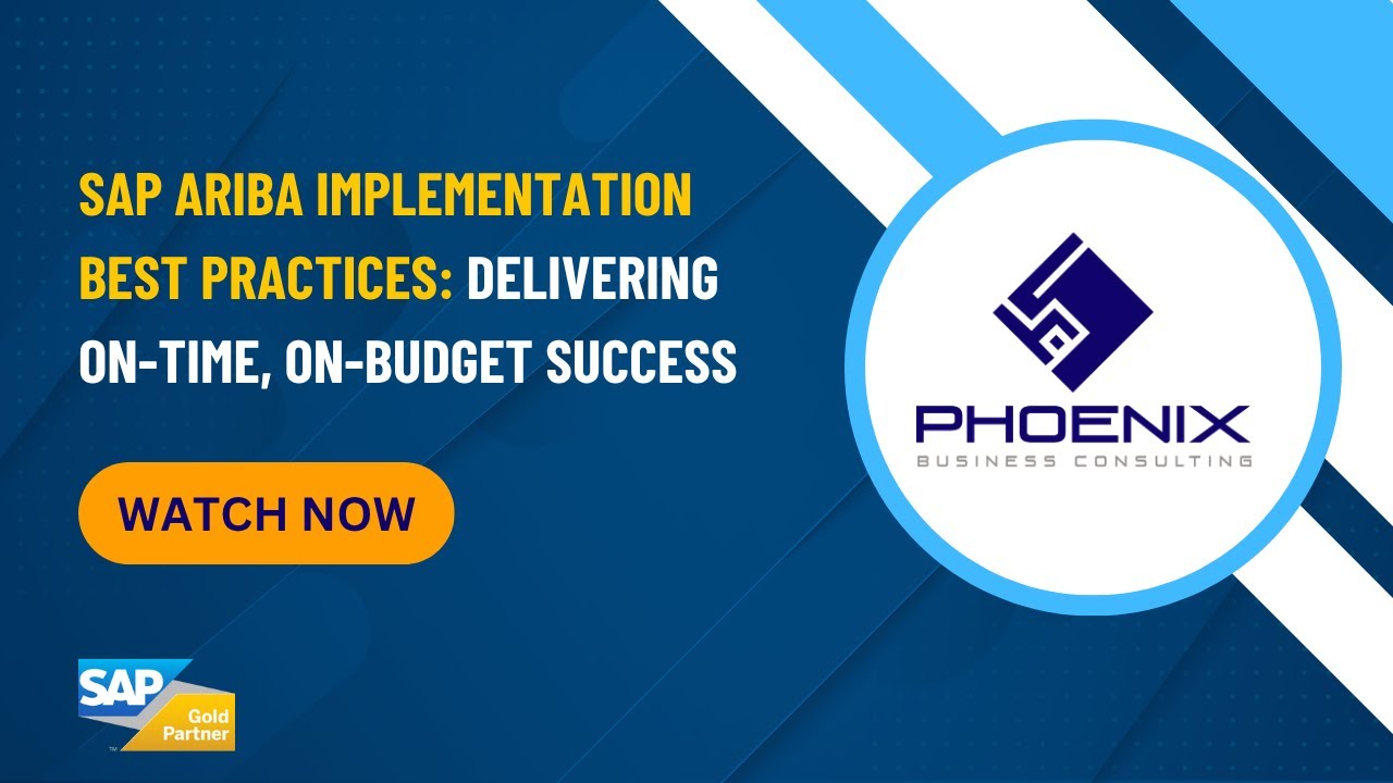 Webinar - SAP Ariba Implementation Best Practices: Delivering On Time, On Budget Success