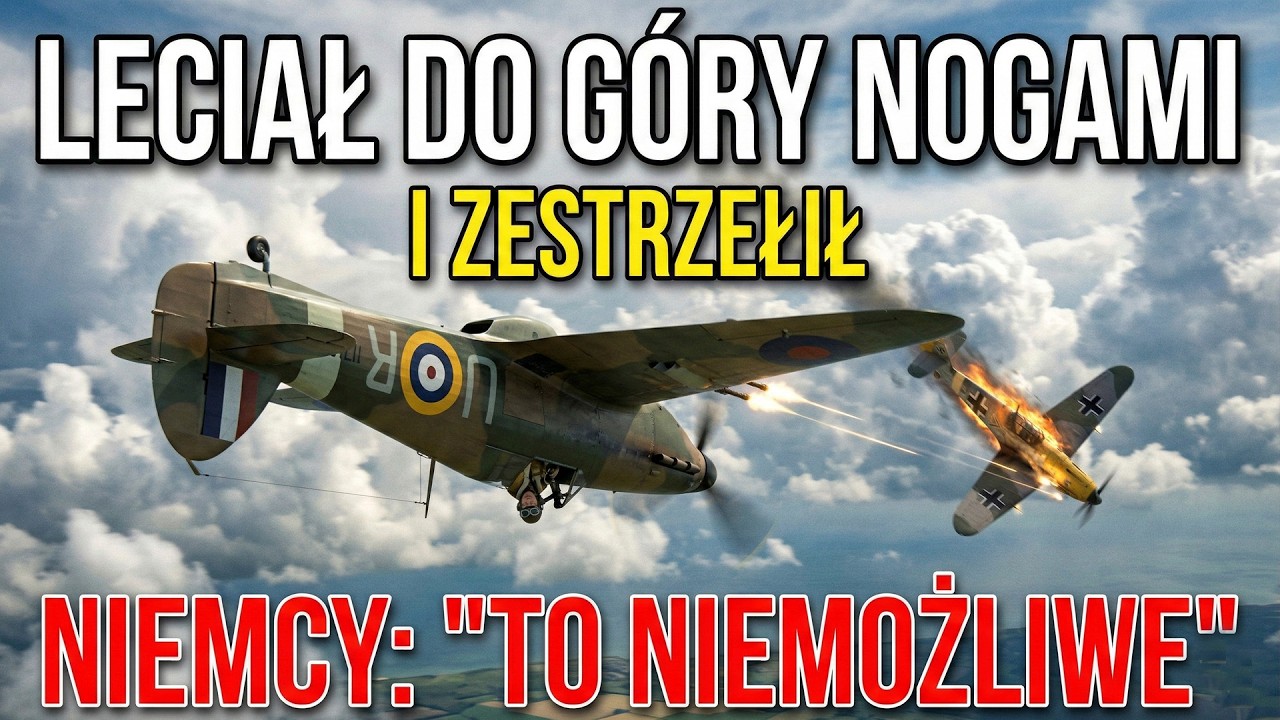 Pilot 303 Zestrzelił Messerschmitta Lecąc Do Góry Nogami. Niemcy Nie Uwierzyli. Sprawdzili Wrak.