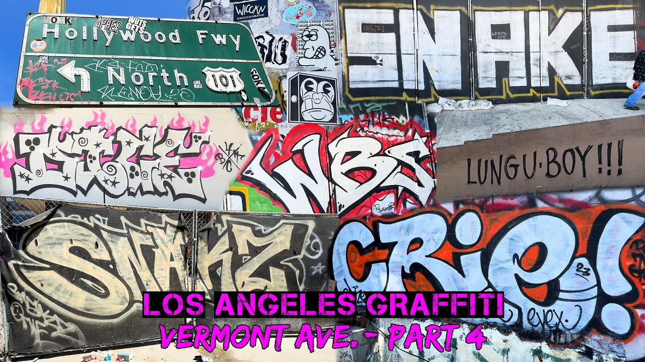 Los Angeles Graffiti - 3 Miles of Vermont Avenue (Part 4)
