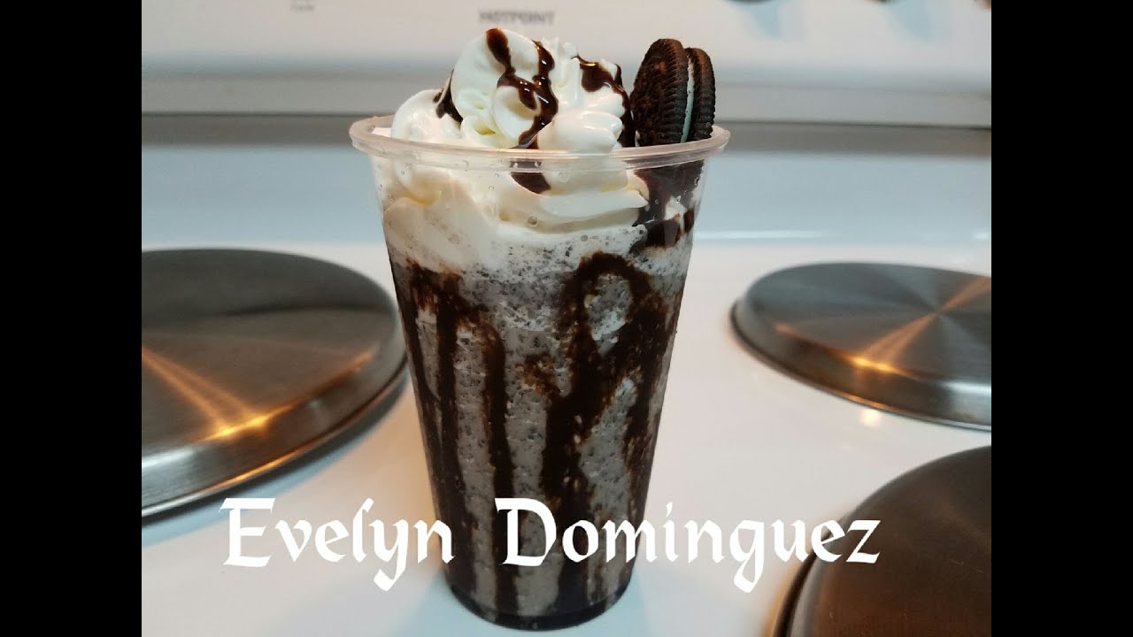 Como hacer frappe de Oreo