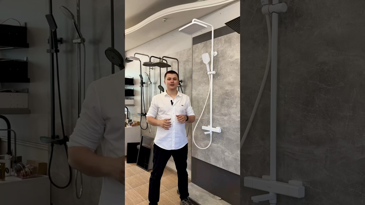 Огляд душевої системи Mixxus Premium Virgo 009-J white з термостатом, білосніжна