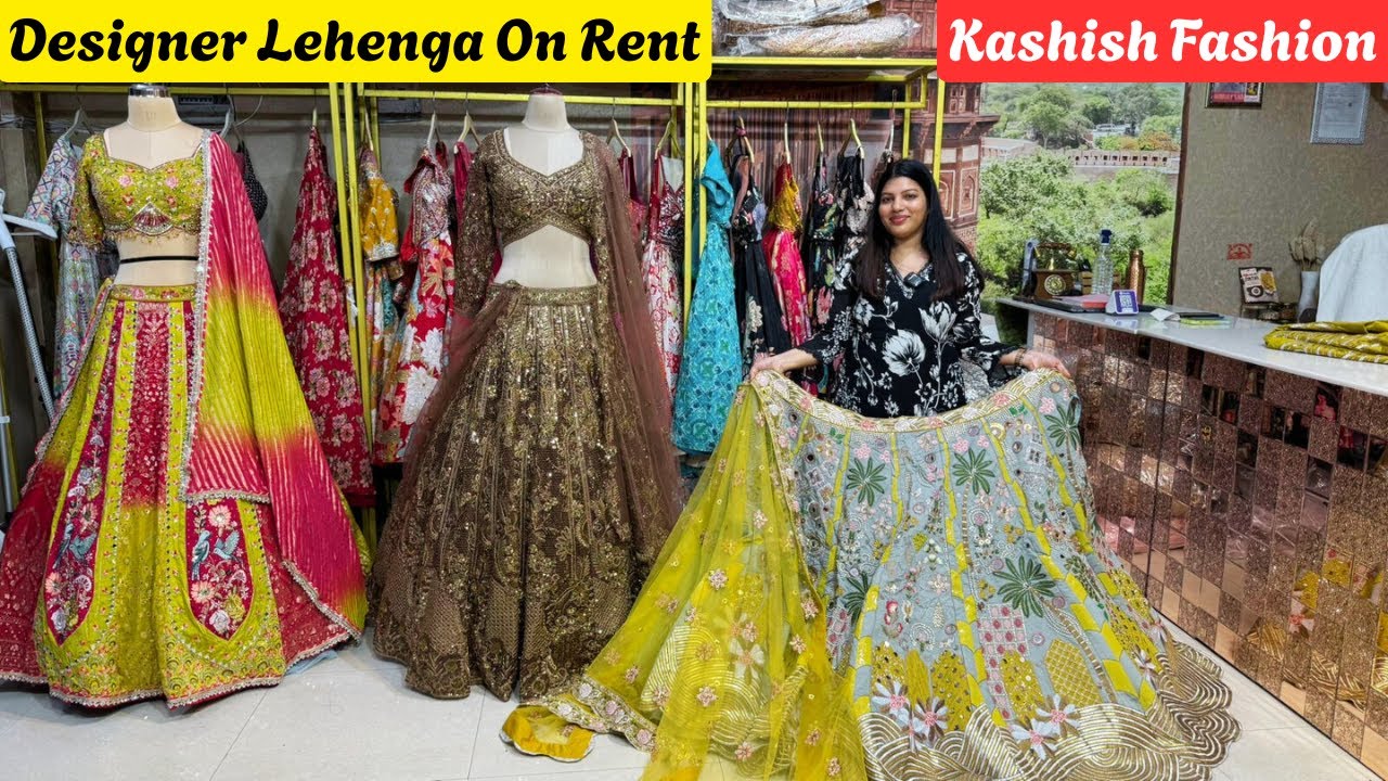 Bridal & Party Wear Lehenga On Rent  Affordable Price | Kashish Fashion Patel Nagar Delhi 