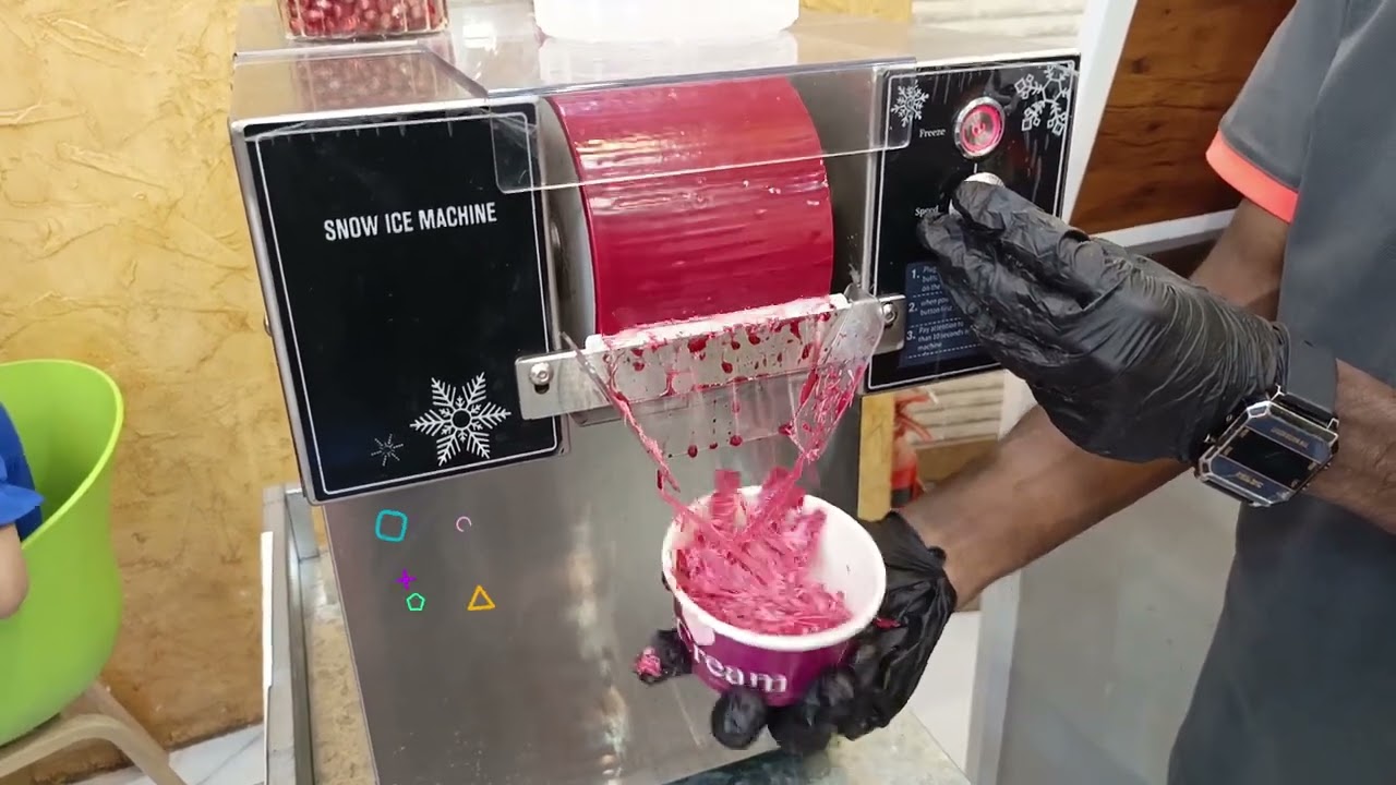 Snowflake Icecream Machine @adqanara #nizwa #oman  Urdu Kids Channel TV