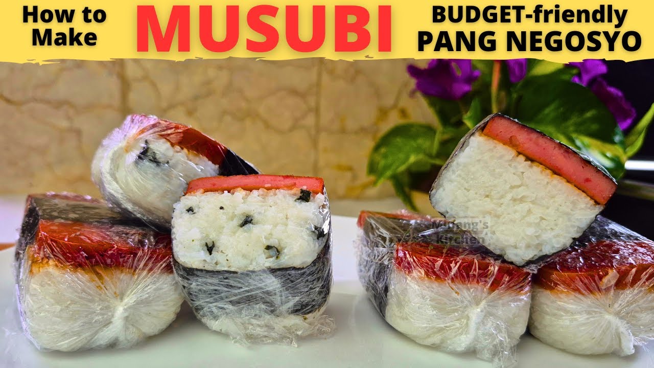 TRENDING! LUNCHEON MEAT MUSUBI | Budget-friendly MUSUBI | PANG NEGOSYO | Musubi